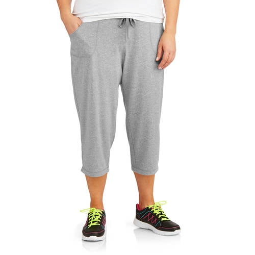 plus size knit capris