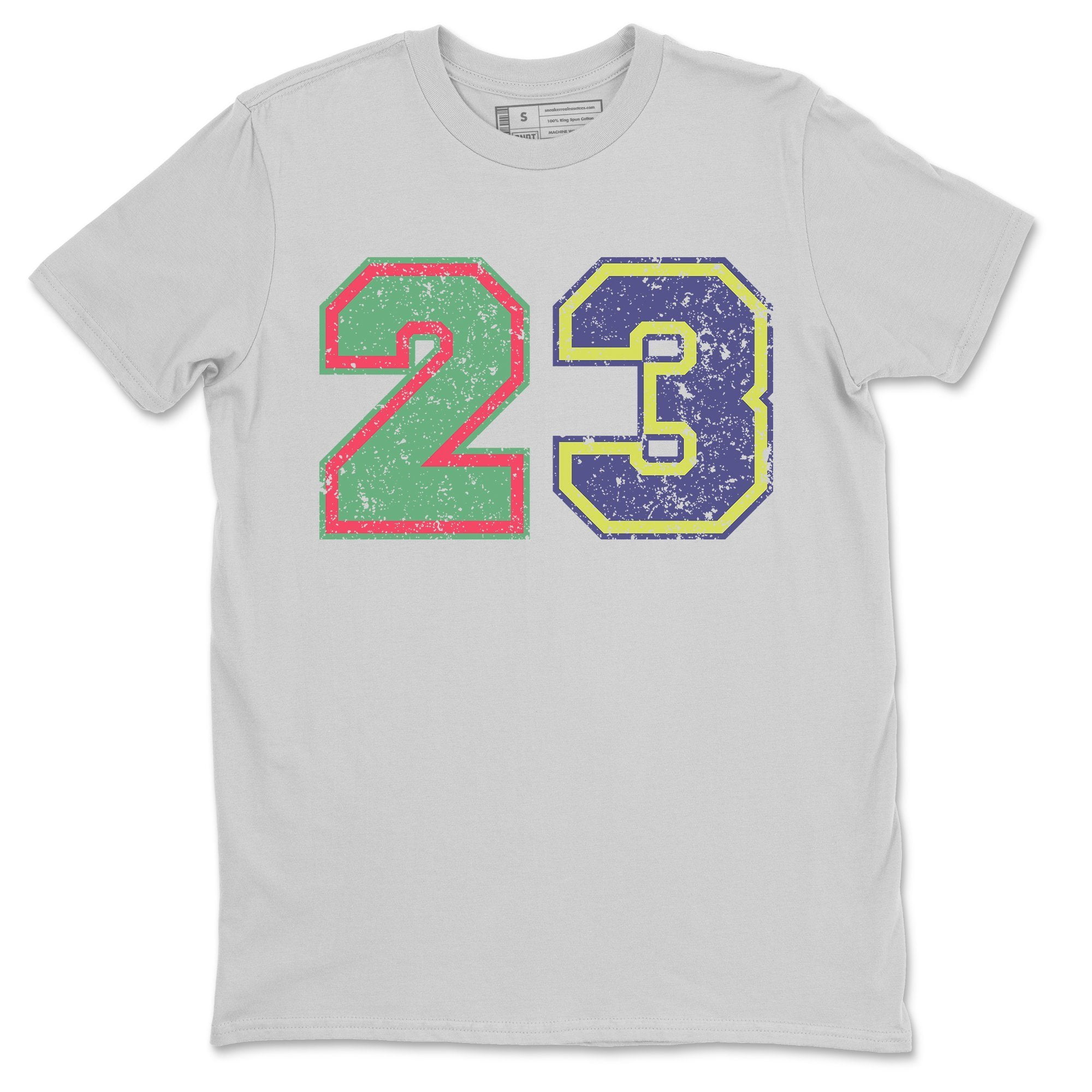 Distressed 23 Silver T-Shirt Jordan 6 