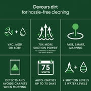 iRobot Roomba 105 Combo Robot Vacuum & Mop with AutoEmpty Dock - Self-Empties for 75 Days,Multi-Surfaces, Intense Power-Lifting Suction, Avoids Mopping Carpets,LiDAR, Model Y354020