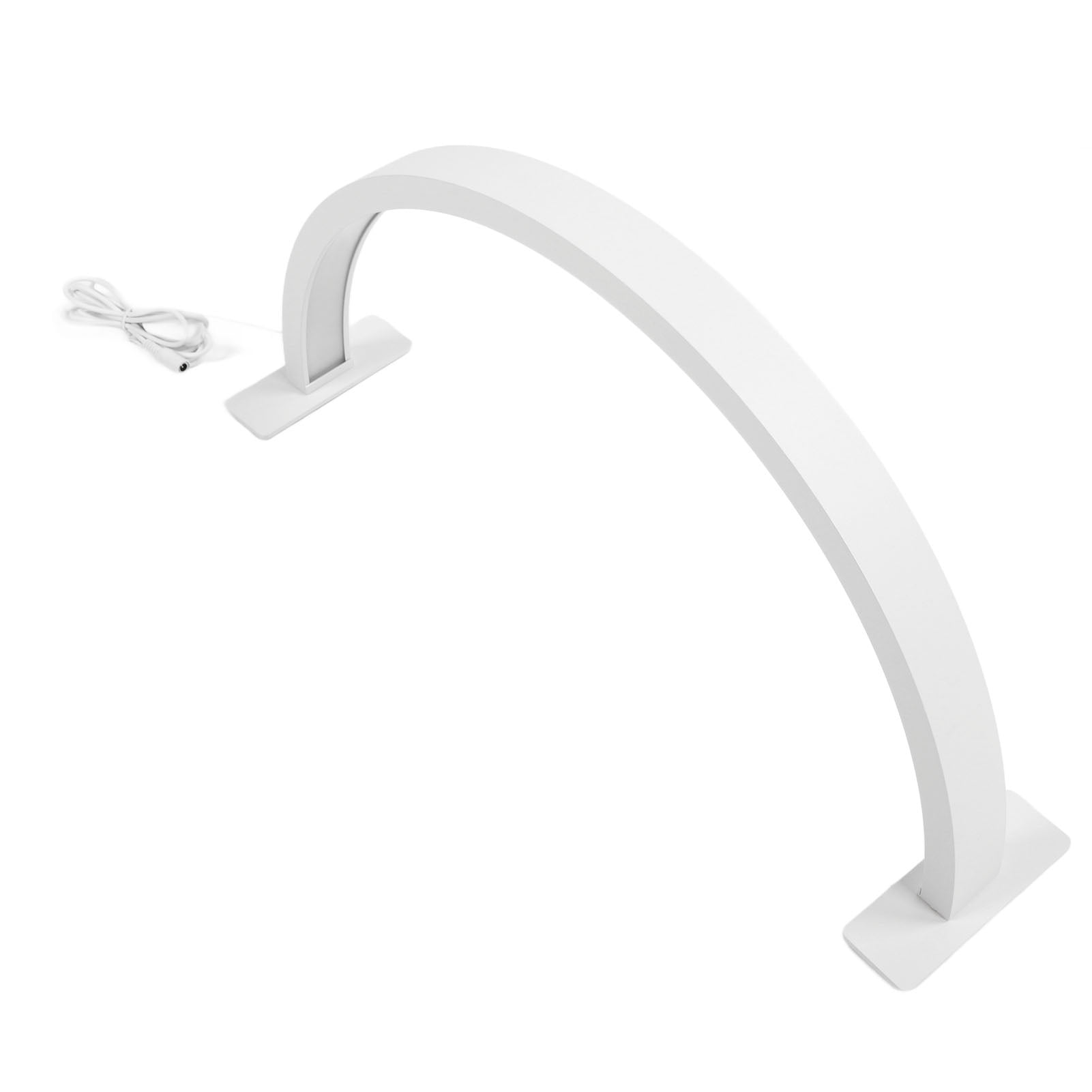 Half Moon Desk Lamp, 3 Color Temperature LED Half Moon Light  For Eyebrow Tattooing US Plug