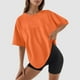 thumbnail image 2 of Camiseta informal de cuello redondo estampada para mujer: top de manga corta de verano de suave mezcla de algodón, 2 of 4