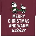 thumbnail image 3 of Peanuts - Men's Winter Fun Short Sleeve Graphic T-Shirts, 3 of 6