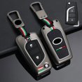 thumbnail image 3 of Car Key Fob Cover Case Protector Zinc Alloy Silicone Car Key Case Cover For Toyota Camry RAV4 Corolla Highlander, 3 of 12