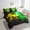 Green Yellow, variant on Erosebridal Neon Lightning Bedding Sets Twin with Comforter, Blue Lightning Duvet Insert,, Reversible 7 Pieces