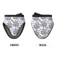 thumbnail image 2 of Pofeuu Violets Flowers Print Thickened Mini Silicone Oven Mitts Heat Resistant, Rubber Oven Mitt Gloves, Finger Pinch Grips, Pot Holder, Silicone Potholder, 2 of 7