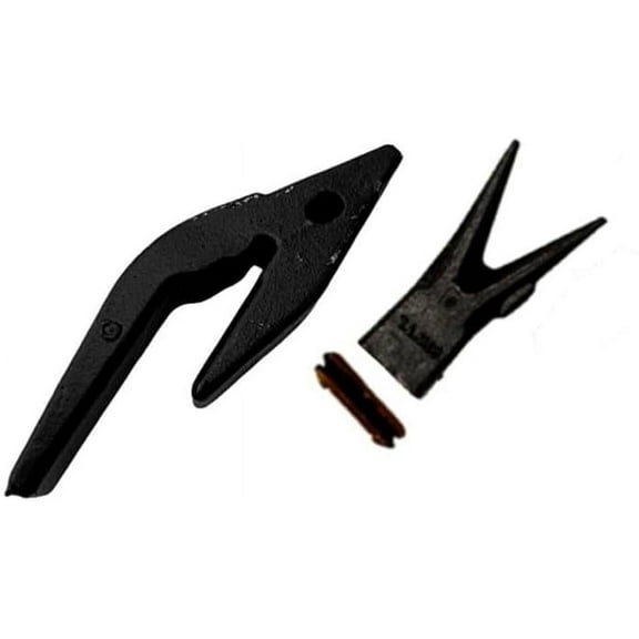 2740ZW23 Adapter Shanks Twin Tiger Teeth 23WTL 230WTL Pin 23FP Fits 230 2300 Backhoe Bucket Tooth