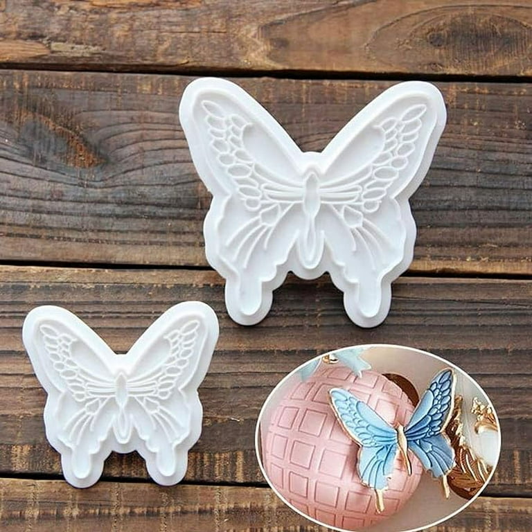 4Pcs Butterfly Fondant Mold Set - Silicone Cake Decorating Tools For Wedding, Birthday Cakes, Gum Paste, Chocolate