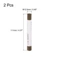 thumbnail image 2 of Uxcell Wood Wax Filler Stick, Furniture Repairing Crayon Touch Up Pen 2 Packs, Heavy Milk Chocolate, 2 of 6