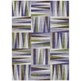 thumbnail image 2 of Addison Rugs Chantille Indoor/Outdoor Transitional Squares Lavender Washable Rectangle Rug, 5' x 7'6", 2 of 5