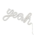 thumbnail image 1 of LED Néon Signe Ouais Forme Mur Décor Néon Lumière de Nuit Uniforme Éclairage Doux LED Signe PVC ABS USB pour Fête de Mariage de Noël, 1 of 8