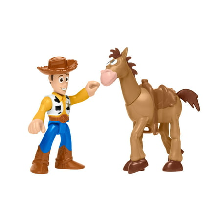 Imaginext Disney Pixar Toy Story Woody & Bullseye Character Figures