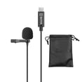 thumbnail image 1 of Micrófono Lavalier BOYA Micrófono de solapa omnidireccional de sola cabeza Micrófono de solapa con cable de 6 metros Compatible con interfaz USB tipo C BOYA Micrófono Lavalier, 1 of 7