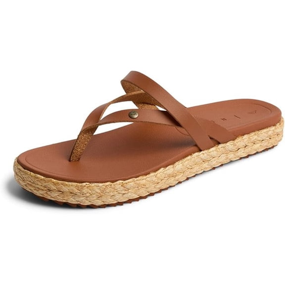 Reef Women's Vista Carmen Flip-Flops, Cocoa Brown Size 9
