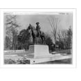 thumbnail image 2 of Historic Framed Print, [George Washington, sculpture, full, on horseback, facing left, Morristown, N.J.; by Frederick Roth], 17-7/8" x 21-7/8", 2 of 9