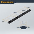 thumbnail image 2 of POWERTEC 8 Sets Straight Connector Corner Bracket Joining Plate – Fits T-Slot and V-Slot Profile Aluminum Extrusion, Ideal for CNC Machines, 3D Printers, Custom Enclosures, and More (74007N), 2 of 7