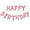 Pink, variant on Eco-Friendly 16-Inch Birthday Mylar Foil Letter Balloons – Reusable Banner Party Decoration for Kids & Adults Celebrations TIKA