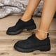 thumbnail image 3 of Xucatan Women's British Style Leather Loafers, Fashion Lace-Up Low Top Shoes with Mid Heel, Comfortable Casual & Dressy Oxfords for Women Gift, 3 of 7