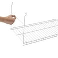 thumbnail image 2 of Rubbermaid 24" Universal Closet Steel Wire Added Storage Hanging Shelf (2 Pack), 2 of 6