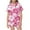 Pink-01, variant on FYDUU Little & Big Girls Pink Puff Pajamas Set 2 Piece Pajamas For Kids Graphic Print Short Sleeve Button Shirt Shorts Sleepwear Set Soft Cute Kids Clothes For 2-3 Years