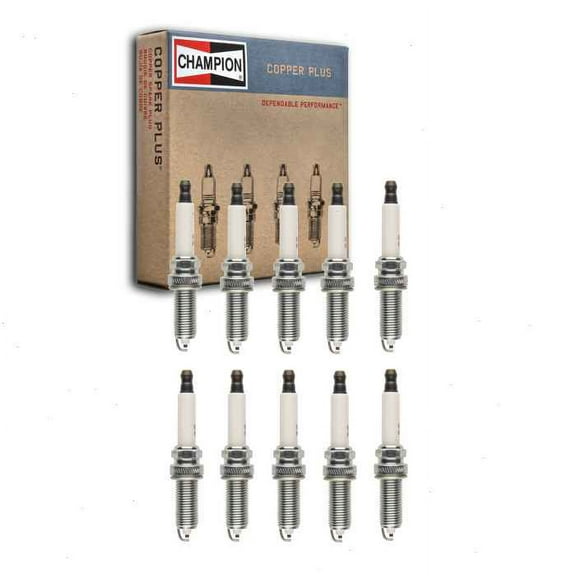 10 pc Champion 991 Copper Plus Spark Plugs for REA8MCX Ignition Wire Secondary