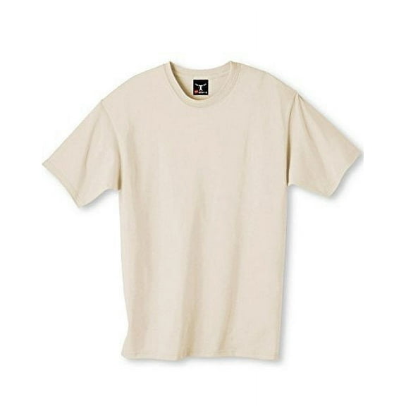 Hanes Beefy-T Men`s Short-Sleeve T-Shirt (Pack of 3) 3 Natural