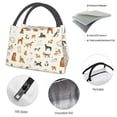 thumbnail image 4 of Easygdp Dogs Funny Pets Bolsa de Almuerzo Insulada Reutilizable, Bolsa de Mano y Bandolera para Oficina, Trabajo, Viajes, 4 of 6