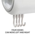 thumbnail image 1 of Wall-mounted Pot Cover Storage Rack Universal Pot Lid Holder Free-perforated Pot Cover Organizer with 4 Hooks for Kitchen Pot Lid Cutting Board, 1 of 9