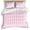 Pink, variant on Sage Green Buffalo Plaid Bedding 3 Piece Duvet Cover Set Full Size, Farmhouse Green White Checkered Soft Microfiber Comforter Cover with Zipper Closure & Pillowcases, FadeResistant Quilt Cover