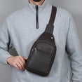 thumbnail image 1 of Bolso bandolera impermeable para hombre | Mochila ligera de pecho | Mochila deportiva de hombro para actividades al aire libre | Bolso bandolera para viajes y ocio, 1 of 7