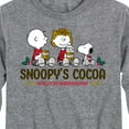 thumbnail image 3 of Peanuts - Snoopy's Cocoa Christmas - Toddler And Youth Long Sleeve Graphic T-Shirt, 3 of 6