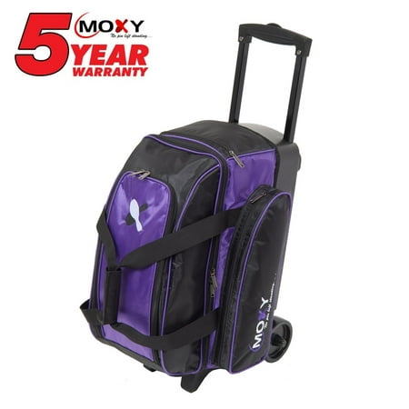 Moxy 2-Ball Roller Bowling Bag - Purple - Walmart.com