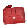 thumbnail image 1 of Carteras pequeñas para mujer, cartera linda de cuero de PU para mujer con ventana de identificación titulares de tarjetas de crédito, 1 of 5