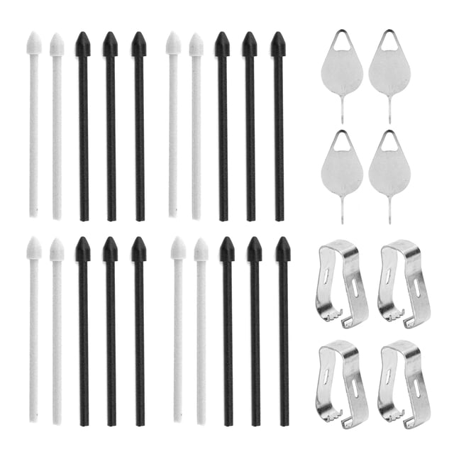 Juego de 4 puntas de repuesto táctiles, puntas de bolígrafo para escribir, piezas para Samsung Note 10/Note 10 Plus, color negro