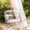 thumbnail image 2 of Clear Bird Travel Carrier loro Carrying Case con doble cremallera para plata Sunnimix Jaula para pájaros transparente, 2 of 8