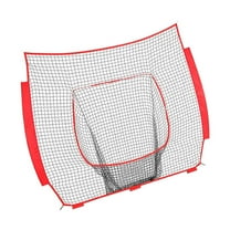 7x7ft Baseball Replacement Net Nylon Practice Netting Rebounds Training Baffle Net for Indoor Outdoor Softball Training
