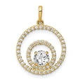 thumbnail image 4 of 10k Yellow Gold CZ Charm Pendant, 4 of 7