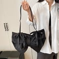 thumbnail image 3 of Super Cool Bow Crossbody Bag Nylon Solid Shoulder Bag Personality Crossbody Bag Fashion Aesthetic Handbags for Women, 3 of 7