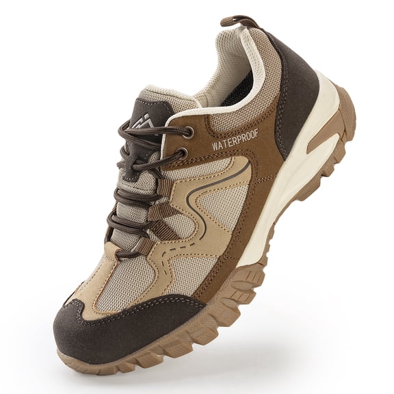 CC-Los Women's Waterproof Hiking Shoes Lightweight Breathable Walking Shoes for Outdoor Climbing Size 5.5-10.5