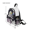 thumbnail image 3 of FORMRS School Backpack with Front Zippered Pocket 12" Student Travel Daypack, White Skeleton, 3 of 6