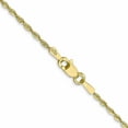 thumbnail image 4 of 10K Yellow Gold 1.5mm Extra-Light D/C Rope Chain (30 X 1.5) Made In Peru 10ex012-30, 4 of 5