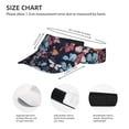 thumbnail image 4 of Balery Flowers ad Butterflies Sport Wear Athletic Visor Sun Sports Visor Hat Visor Adjustable Cap for Women and Men (One Size), 4 of 8