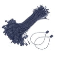 thumbnail image 1 of Uxcell 1000pcs Polyester Hang Tag String (6.7") - Plastic Snap Lock Pin Loop Dark Blue, 1 of 6