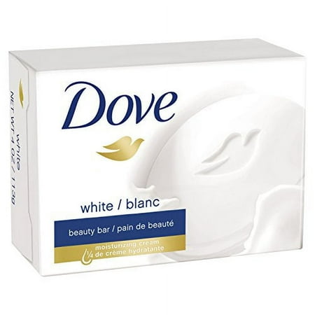 4 Pack Dove White Travel Size Bar Soap With Moisturizing Cream 75g 1 Bar Each