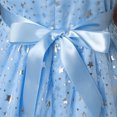 thumbnail image 3 of PatPat Girls Wedding Dress Bow Back Sequin Stars Mesh Princess Dresses Size 5-12, 3 of 6