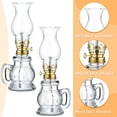 thumbnail image 4 of Oil Lamp Yexiya, lámpara vintage de queroseno de vidrio, juego de 6, 4 of 7