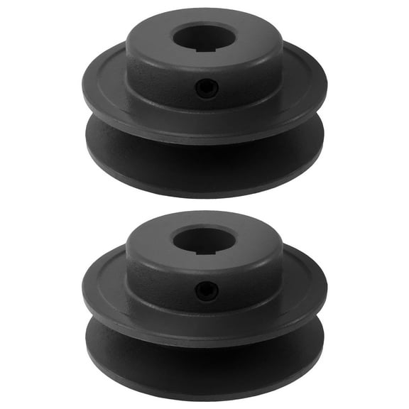 Pluokvzr Belt Pulley Robust Cast Iron V Belt Sheave with Precise Sizes Wear Resistant A Belt Pulley Efficient V Belt Pulley for 4L Belts A Belts AX Belts