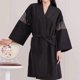 thumbnail image 4 of Kimono Style Hair Salon Smock Salon Client Gown Woman Bathrobes Hair Cutting Cape Professional Hairdressing Clothes Robe, 4 of 4