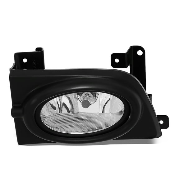 DNA Motoring FL-OEM-0070L For 2006 to 2008 Honda Civic 4-Door 1Pc OE Style Driver Left Side Front Driving Fog Light Lamp w/ Bezel 07