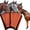 Orange, variant on Anti-Fly Horse Leg Mesh Protectors Set of 4 - Breathable Mesh Fly Boots for Horses, 360° Coverage Adjustable Curved Design, Reduce Stomping & Leg Fatigue, Summer Leg Guards