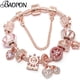 thumbnail image 2 of BAOPON 2019 amor corazón encanto pulseras y brazaletes para mujeres joyería DIY Marano cuentas fina pulsera amante esposa boda joyería Fivean unisex, 2 of 2